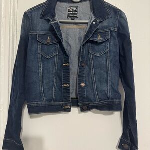 Wax Jean Women's Dark Blue Denim Jacket